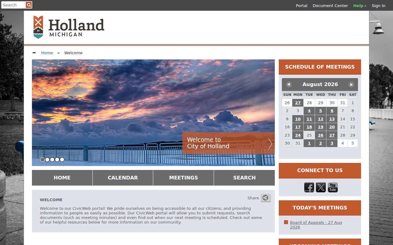 Holland court docket City of Holland CivicWeb document portal
