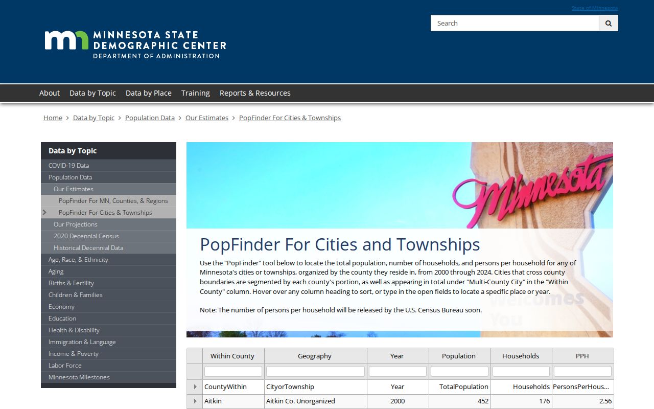 Pipestone County court docket city population reference