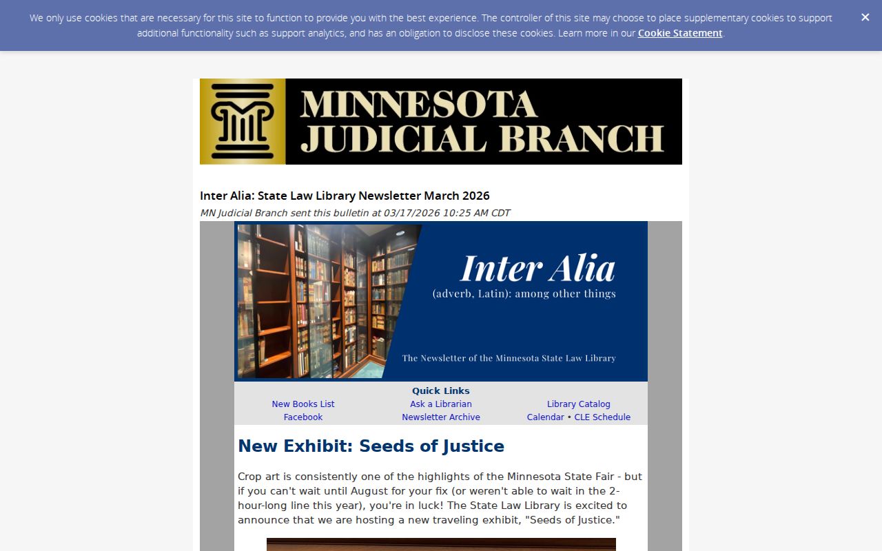 Pipestone County court docket access bulletin reference